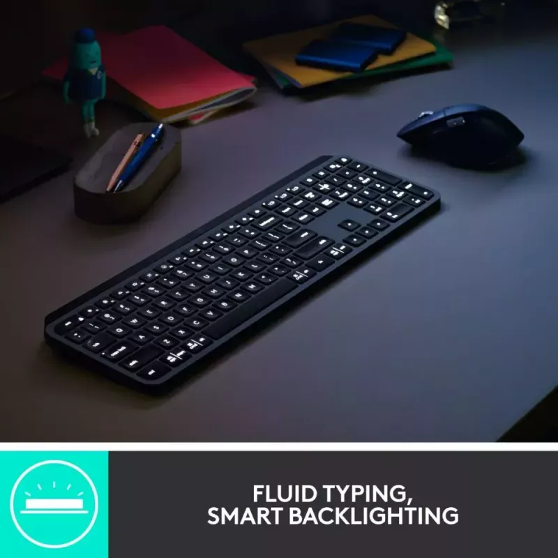 Toetsenbord-muiscombinatie Logitech MX Keys Combo for Business Gen 2