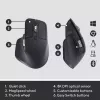 Toetsenbord-muiscombinatie Logitech MX Keys Combo for Business Gen 2