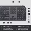 Toetsenbord-muiscombinatie Logitech MX Keys Combo for Business Gen 2