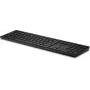 HP 455 programmeerbaar draadloos toetsenbord, Full-Size (100%), draadloos, RF Wireless, membraan, zwart
