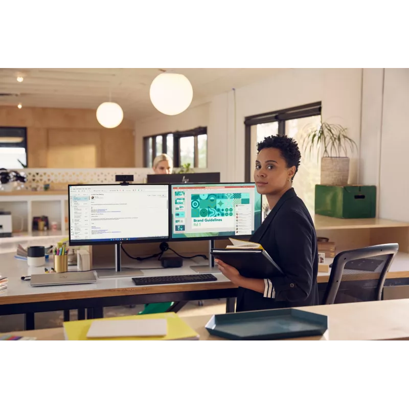 HP 455 programmeerbaar draadloos toetsenbord, Full-Size (100%), draadloos, RF Wireless, membraan, zwart