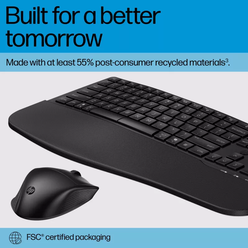 HP 685 Comfort Dual-Mode toetsenbord- en muisset Full-Size draadloos Bluetooth
