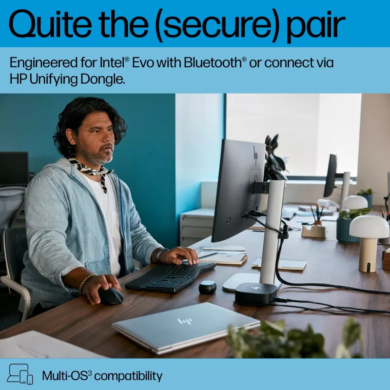 HP 685 Comfort Dual-Mode toetsenbord- en muisset Full-Size draadloos Bluetooth