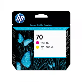 HP 70 magenta en geel DesignJet printkop