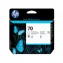 HP 70 Gloss Enhancer en grijs DesignJet printkop, HP DesignJet Z2100, Z3100 en Z3200 Photo printerseries, thermische inkjet, 143 mm, 28 mm, 132 mm, 70 g
