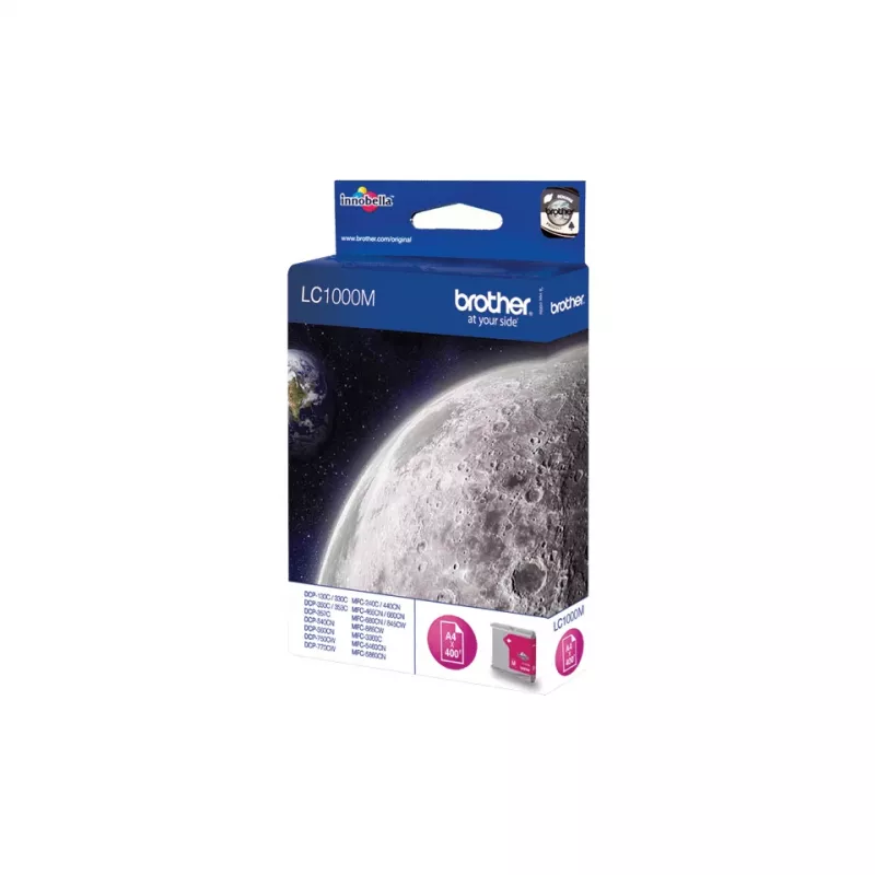 Brother LC1000M inktcartridge 1 st. origineel magenta