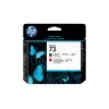 HP 73 matzwart en Chromatic rood DesignJet printkop