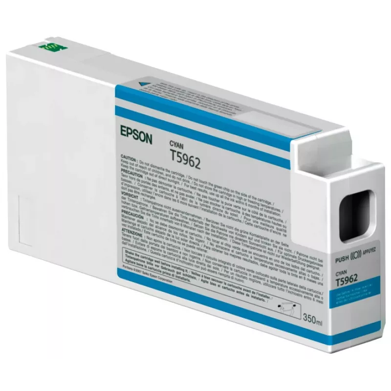 Epson singlepack cyaan T596200 UltraChrome HDR 350 ml, cyaan, 350 ml, 1 stuk