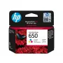 HP 650 tri-color originele Ink Advantage cartridge, cyaan, magenta, geel, 1 st., 200 pagina's