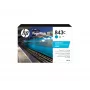 HP 843C 400 ml cyaan PageWide XL printerpatroon, cyaan, 1 stuk