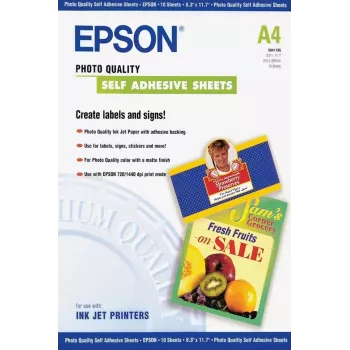 Epson zelfklevend fotopapier - A4 - 10 vel