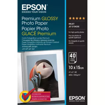 Epson Premium Glossy fotopapier – 10x15cm – 40 vel