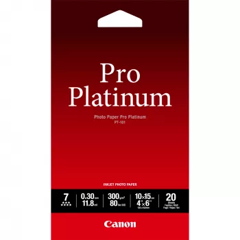 Fotopapier, Canon, PT-101 Pro Platinum 4x6 inch – 20 vel