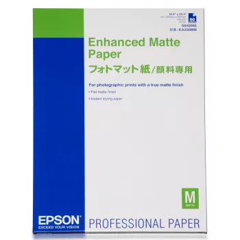 Epson Enhanced Matte Paper, DIN A2, 192 g/m², 50 vel, 42 cm, mat, 260 µm, 192 g/m²
