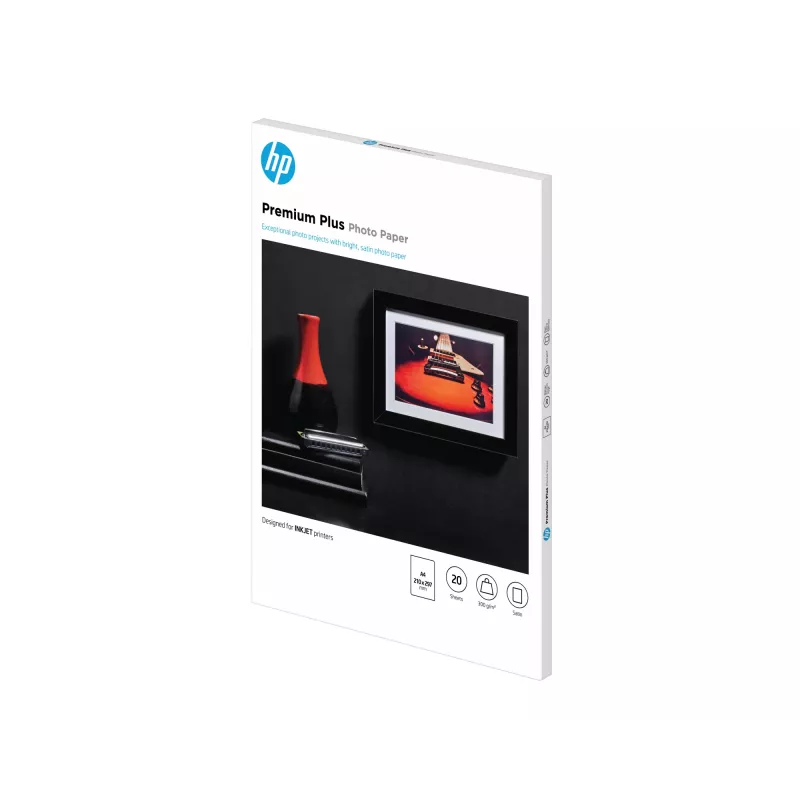 HP Premium Plus fotopapier satin 300 g/m² A4 (210 x 297 mm) 20 vel