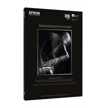 Epson Traditional Photo Paper, DIN A4, 330 g/m², 25 vel