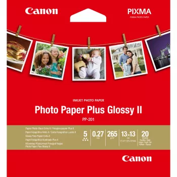 Canon PP-201 Glossy II Photo Paper Plus 13x13 cm – 20 vel