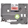 Brother TZE-431 labeltape zwart op rood