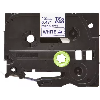 Brother TZE-FA3 labeltape blauw op wit