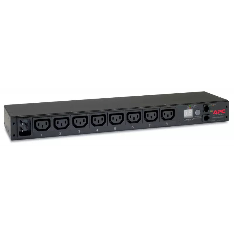 APC AP7821B stroomverdeeleenheid (PDU) 8 AC-stopcontacten 0U/1U zwart