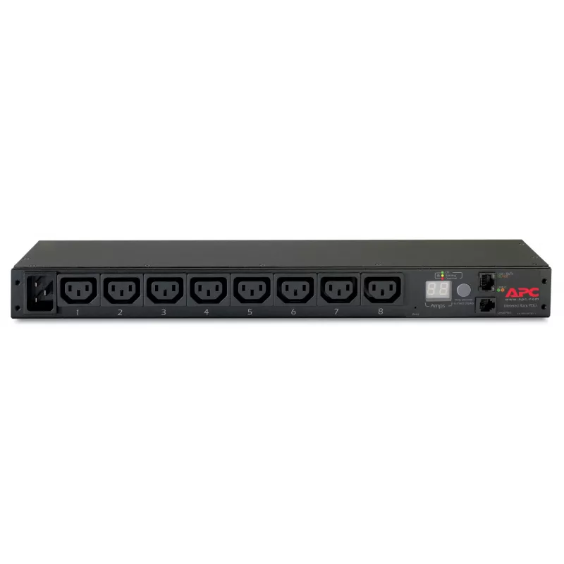 APC AP7821B stroomverdeeleenheid (PDU) 8 AC-stopcontacten 0U/1U zwart