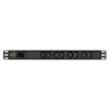 APC Easy Rack PDU, Basic, 1U, 1 fase, 3,7 kW, 230 V, 16 A, 8 x C13-uitgangen, IEC60320 C20-ingang