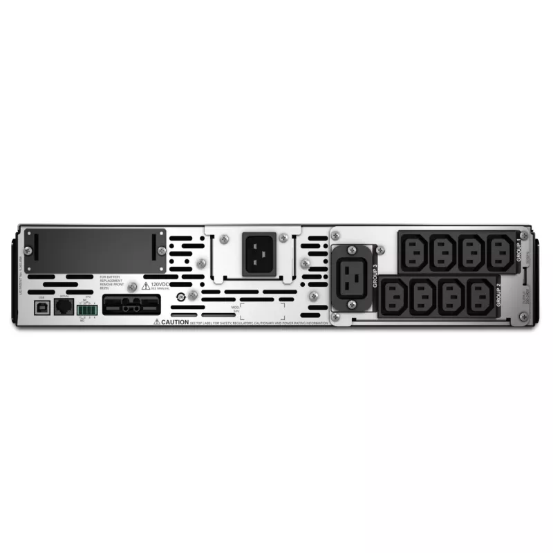APC Smart-UPS X SMX2200RMHV2U - 2200VA, 8x C13 + 1x C19 stopcontact, USB, uitbreidbare looptijd