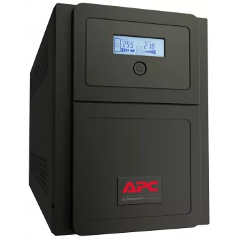 APC Easy UPS 1-fase Line Interactive, 1000VA, Tower, 230V, 6 IEC C13-uitgangen, AVR, Dry Contact, LCD, zonder ondersteuning voor netwerkkaart