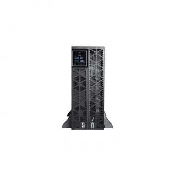 APC Smart-UPS On-Line, 5kVA/5kW, Rack/Tower, 230V, 2x IEC C13+1x IEC C19+hardwired 3-aderig (H+N+E) uitgangen, netwerkkaart, zonder railkit