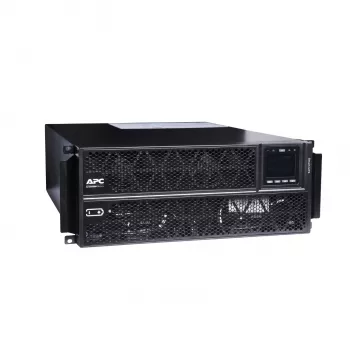 APC Smart-UPS On-Line, 5kVA/5kW, Rack/Tower, 230V, 2x IEC C13+1x IEC C19+hardwired 3-aderig (H+N+E) uitgangen, netwerkkaart, zonder railkit