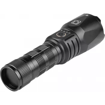 Sandberg Survivor Torch Powerbank 5000, hand-zaklamp, zwart, aluminium, IPX4, -30 – 40 °C, FCC, RoHS, UKCA, CE