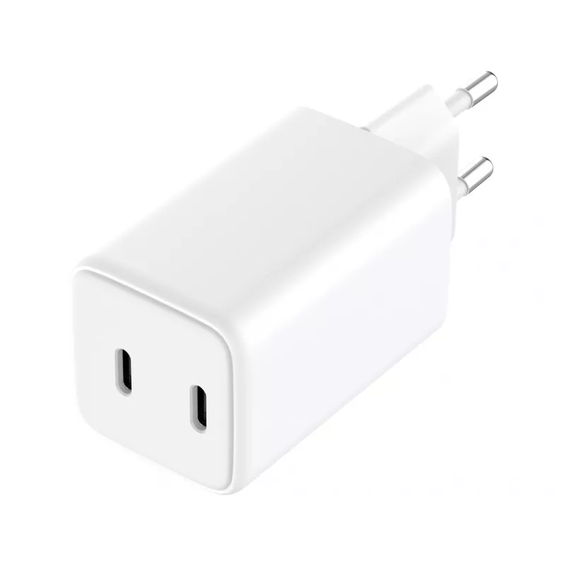 Sandberg AC-oplader Dual USB-C PD65W EU, binnen, AC, 20 V, 3,25 A, wit