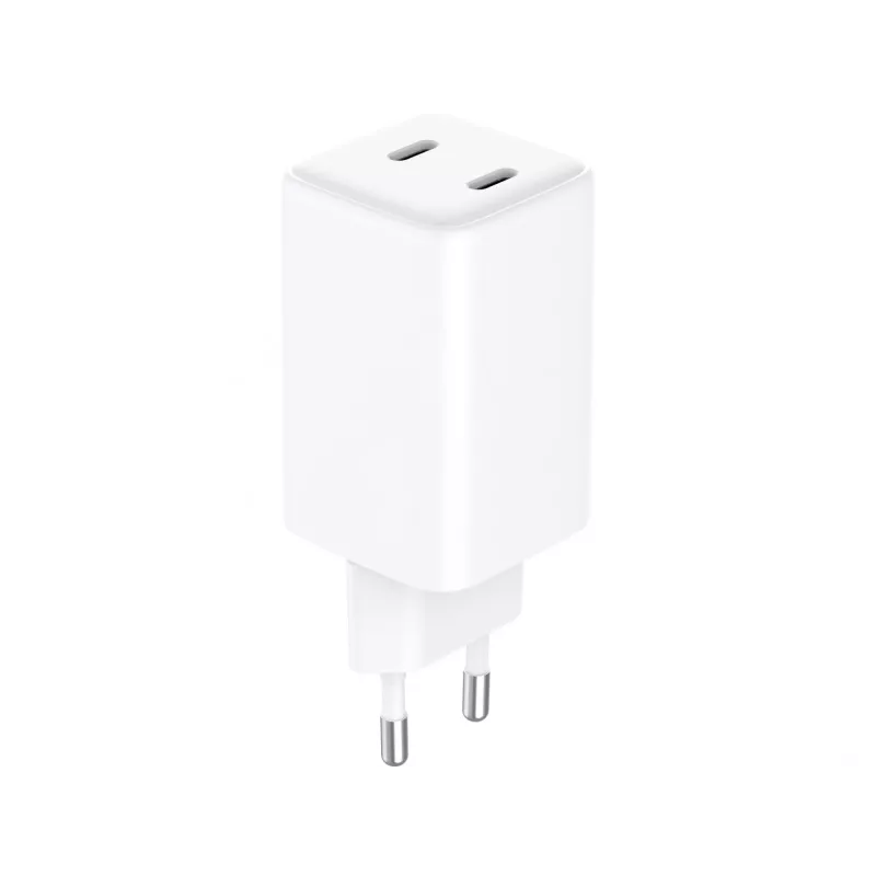 Sandberg AC-oplader Dual USB-C PD65W EU, binnen, AC, 20 V, 3,25 A, wit