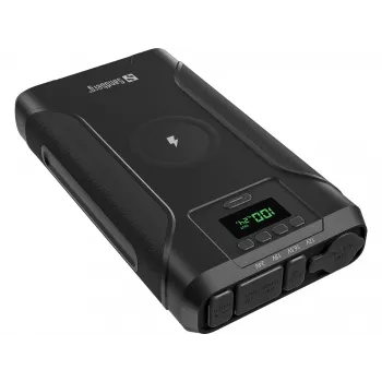 Sandberg Survivor Powerbank 7in1 76800, 76800 mAh, Lithium-Ion (Li-Ion), draadloos laden, 3,6 V, zwart