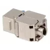Keystone-module Lanberg KSF6-4000, platte RJ-45-aansluiting, blauw-zilver
