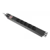 PDU Lanberg PDU-05E-0200-BK 5 AC-stopcontacten 1U zwart