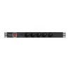 PDU Lanberg PDU-05E-0200-BK 5 AC-stopcontacten 1U zwart