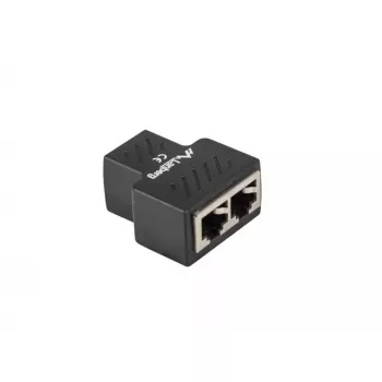 Kabelsplitter Lanberg ADS-RJ45-2RJ45-OS zwart