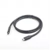 USB-C-naar-USB-C-kabel Gembird CCP-USB3.1-CMCM-1M — 1 m, USB 3.2 Gen 1, zwart