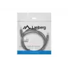 Audiokabel LANBERG 3,5 mm stekker–stekker 1,2 m zwart
