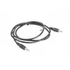 Audiokabel LANBERG 3,5 mm stekker–stekker 1,2 m zwart