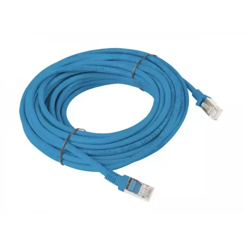 Netwerk-patchkabel LANBERG Cat5e U/UTP 30 m RJ-45 naar RJ-45 blauw