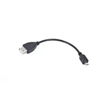 USB 2.0-kabel LANBERG OEM-0006 — USB A naar Micro-USB B, 0,15 m, zwart