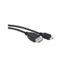 USB 2.0-kabel LANBERG OEM-0006 — USB A naar Micro-USB B, 0,15 m, zwart