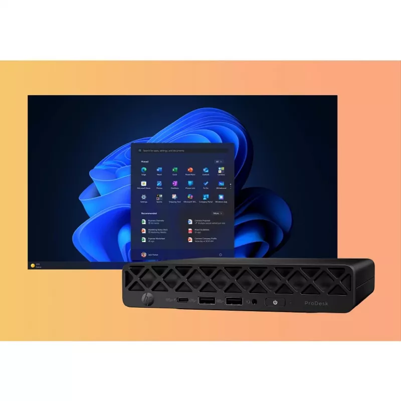 Mini-pc HP ProDesk 4 Mini G1i Intel Core Ultra 5 225T 16GB 512GB SSD Intel Graphics Windows 11 Pro