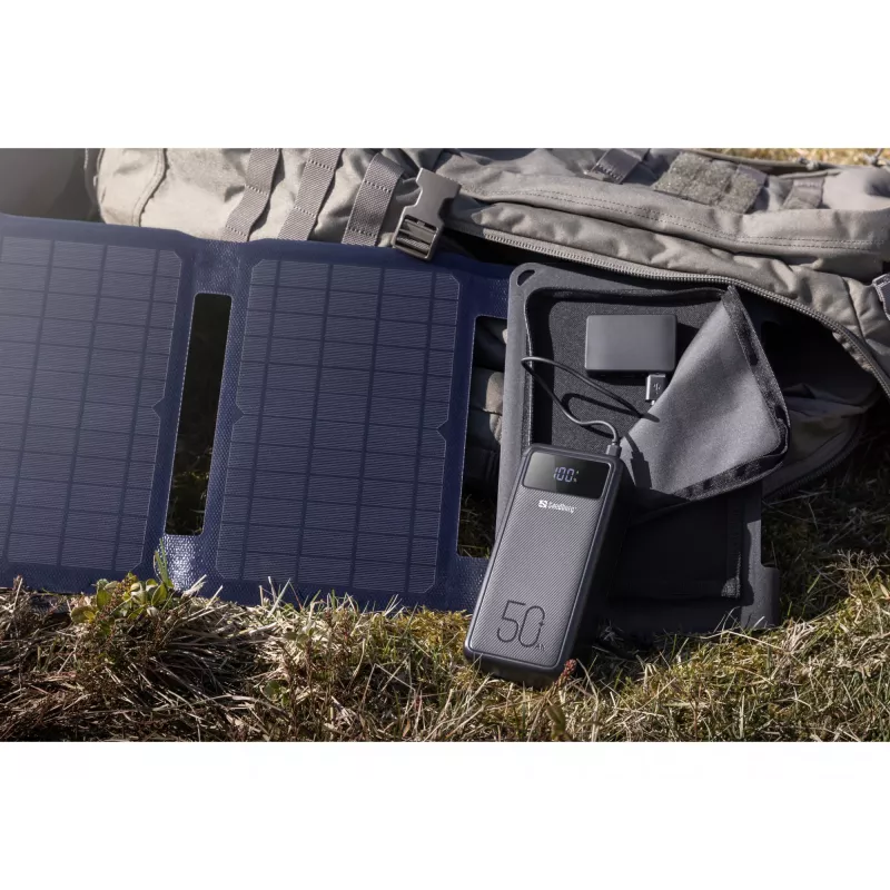 Sandberg Solar Charger 40W QC3.0+PD+DC, Outdoor, Solar, zwart