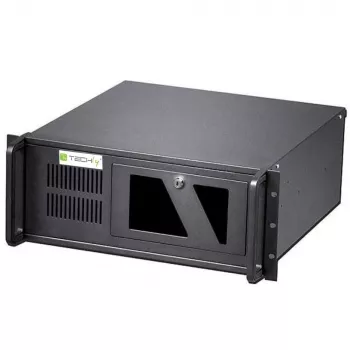 Techly Industrial 4U rackmount computerbehuizing I-CASE MP-P4HX-BLK2