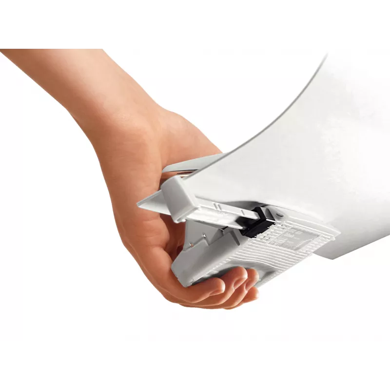 Leitz NeXXt 5038 perforator (5038-00-35), 16 vel, metalen bovenkant met kunststof bodem, met aanslagliniaal, blauw