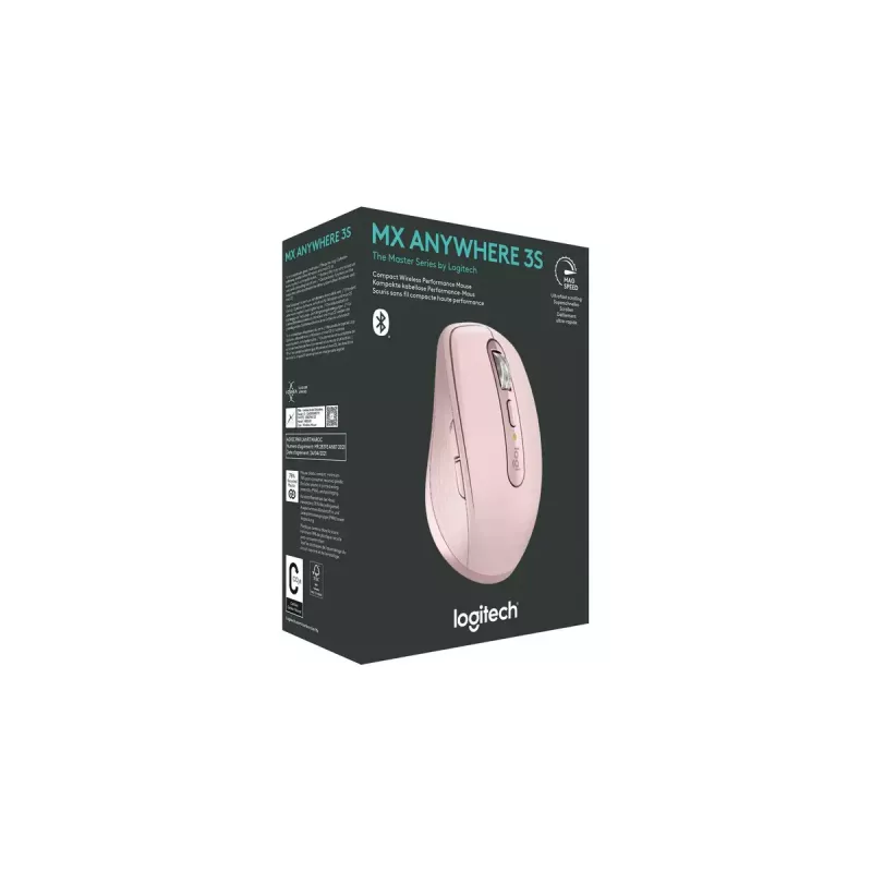 Muis Logitech MX 3S roze USB optisch