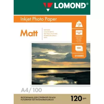 Inktjet-fotopapier Lomond 0102003 mat 120 g/m² A4 100 vel